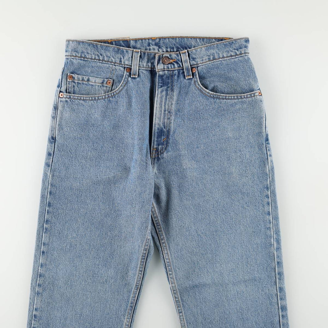 90'S Levi's 505 REGULAR FIT STRAIGHT LEG Tapered Denim Pants Made in USA Men's W31 Vintage cotton blue type Vintage Second Hand