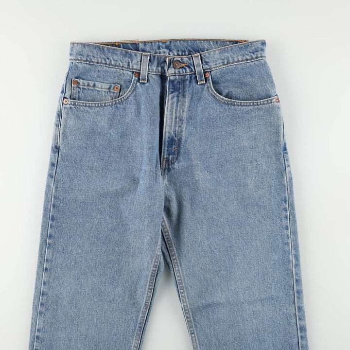 90'S Levi's 505 REGULAR FIT STRAIGHT LEG Tapered Denim Pants Made in USA Men's W31 Vintage cotton blue type Vintage Second Hand
