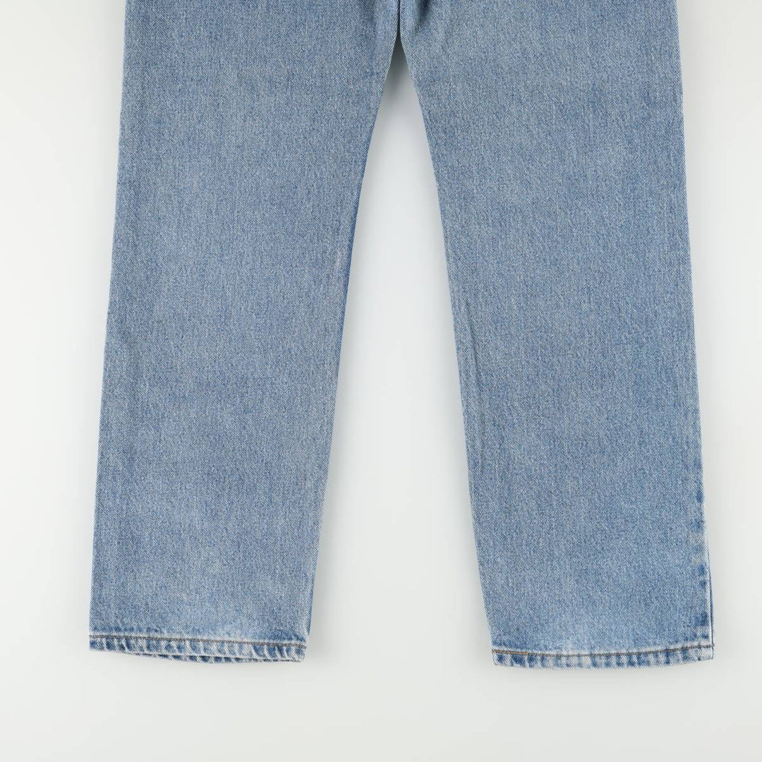 90'S Levi's 505 REGULAR FIT STRAIGHT LEG Tapered Denim Pants Made in USA Men's W31 Vintage cotton blue type Vintage Second Hand