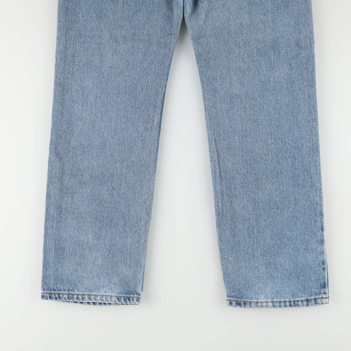 90'S Levi's 505 REGULAR FIT STRAIGHT LEG Tapered Denim Pants Made in USA Men's W31 Vintage cotton blue type Vintage Second Hand