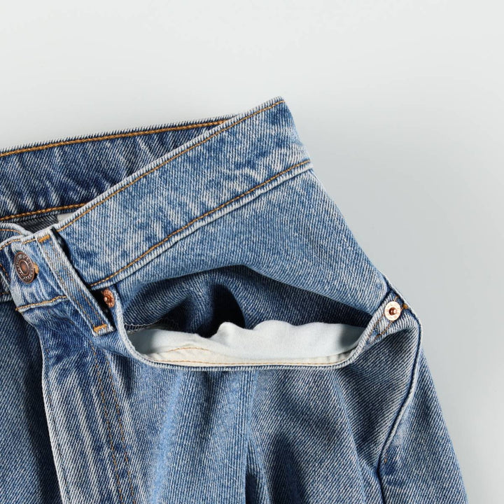 90'S Levi's 505 REGULAR FIT STRAIGHT LEG Tapered Denim Pants Made in USA Men's W31 Vintage cotton blue type Vintage Second Hand