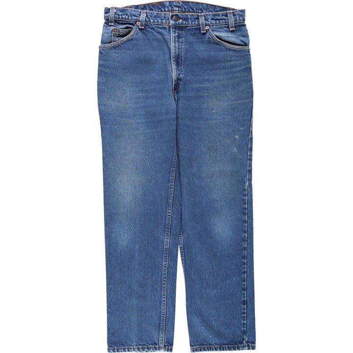 90'S Levi's 505 Orange Tab Tapered Denim Pants Made in USA Men's W33 Vintage cotton blue type Vintage Second Hand