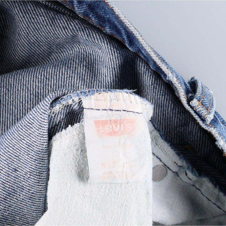 90'S Levi's 505 Orange Tab Tapered Denim Pants Made in USA Men's W33 Vintage cotton blue type Vintage Second Hand