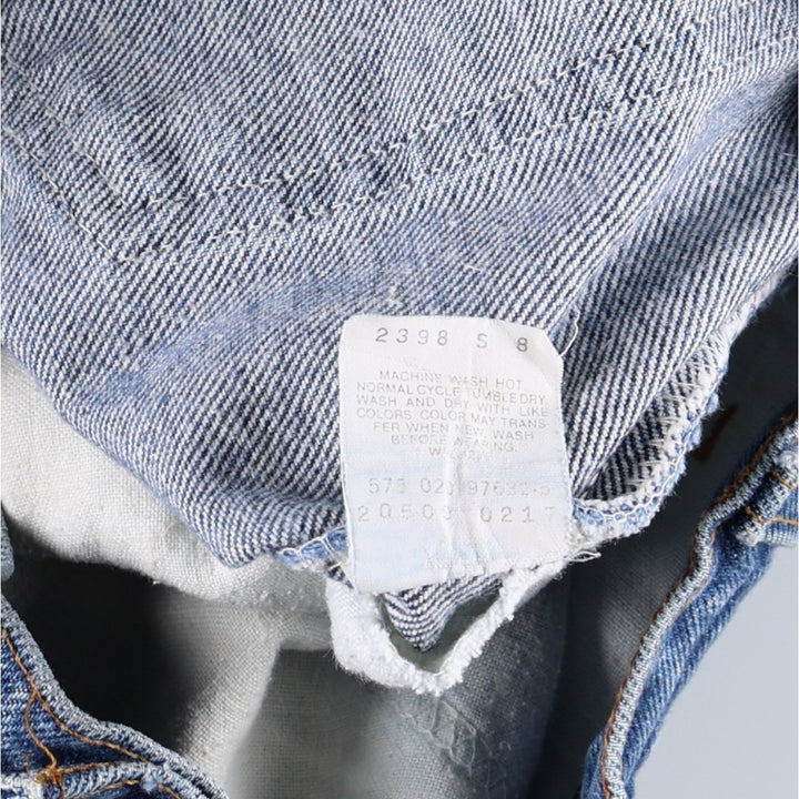 90'S Levi's 505 Orange Tab Tapered Denim Pants Made in USA Men's W33 Vintage cotton blue type Vintage Second Hand