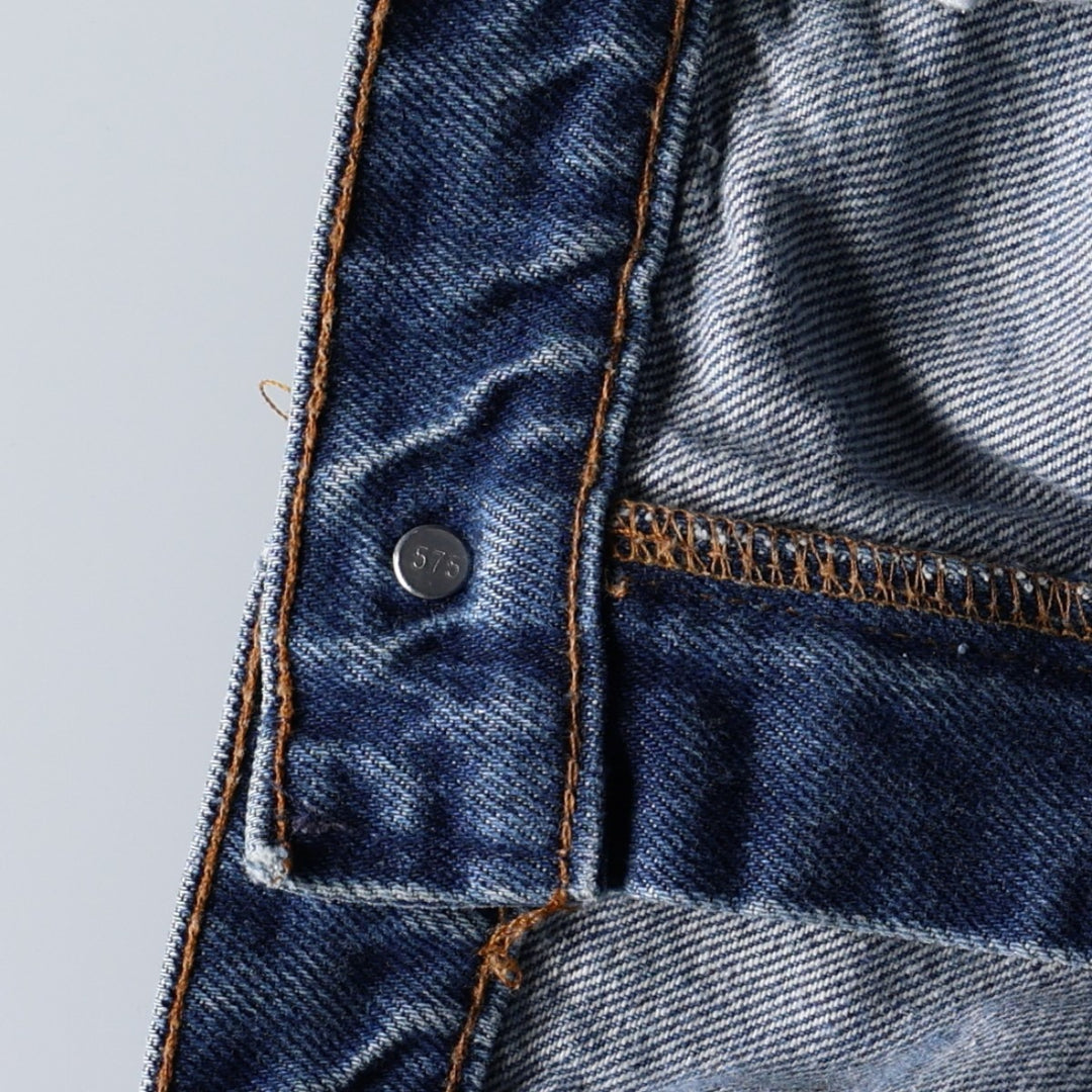 90'S Levi's 505 Orange Tab Tapered Denim Pants Made in USA Men's W33 Vintage cotton blue type Vintage Second Hand
