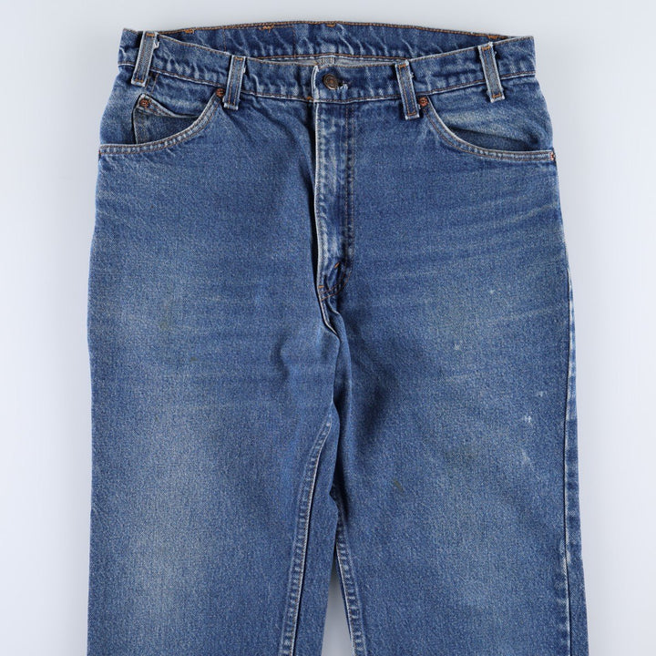 90'S Levi's 505 Orange Tab Tapered Denim Pants Made in USA Men's W33 Vintage cotton blue type Vintage Second Hand
