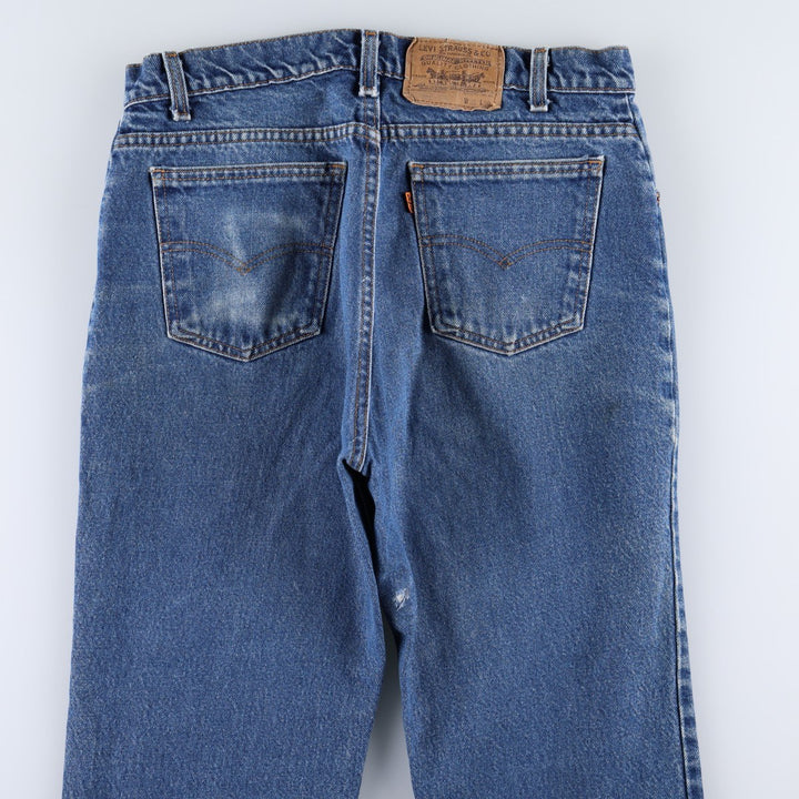 90'S Levi's 505 Orange Tab Tapered Denim Pants Made in USA Men's W33 Vintage cotton blue type Vintage Second Hand