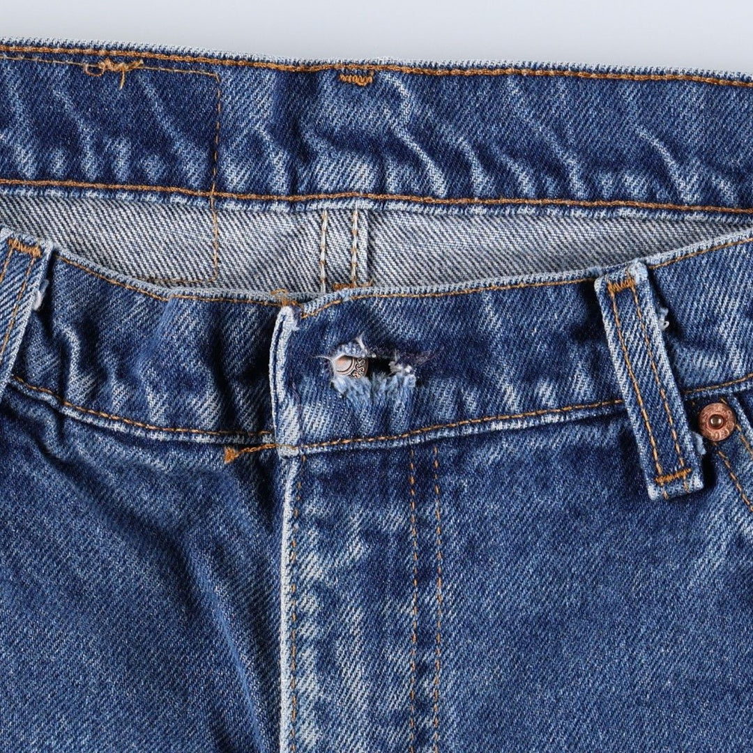 90'S Levi's 505 Orange Tab Tapered Denim Pants Made in USA Men's W33 Vintage cotton blue type Vintage Second Hand