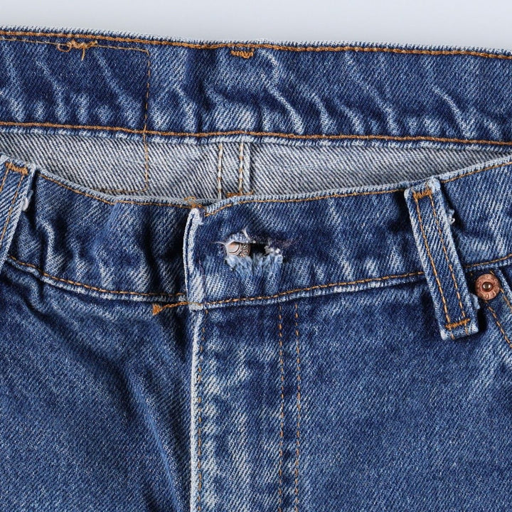 90'S Levi's 505 Orange Tab Tapered Denim Pants Made in USA Men's W33 Vintage cotton blue type Vintage Second Hand