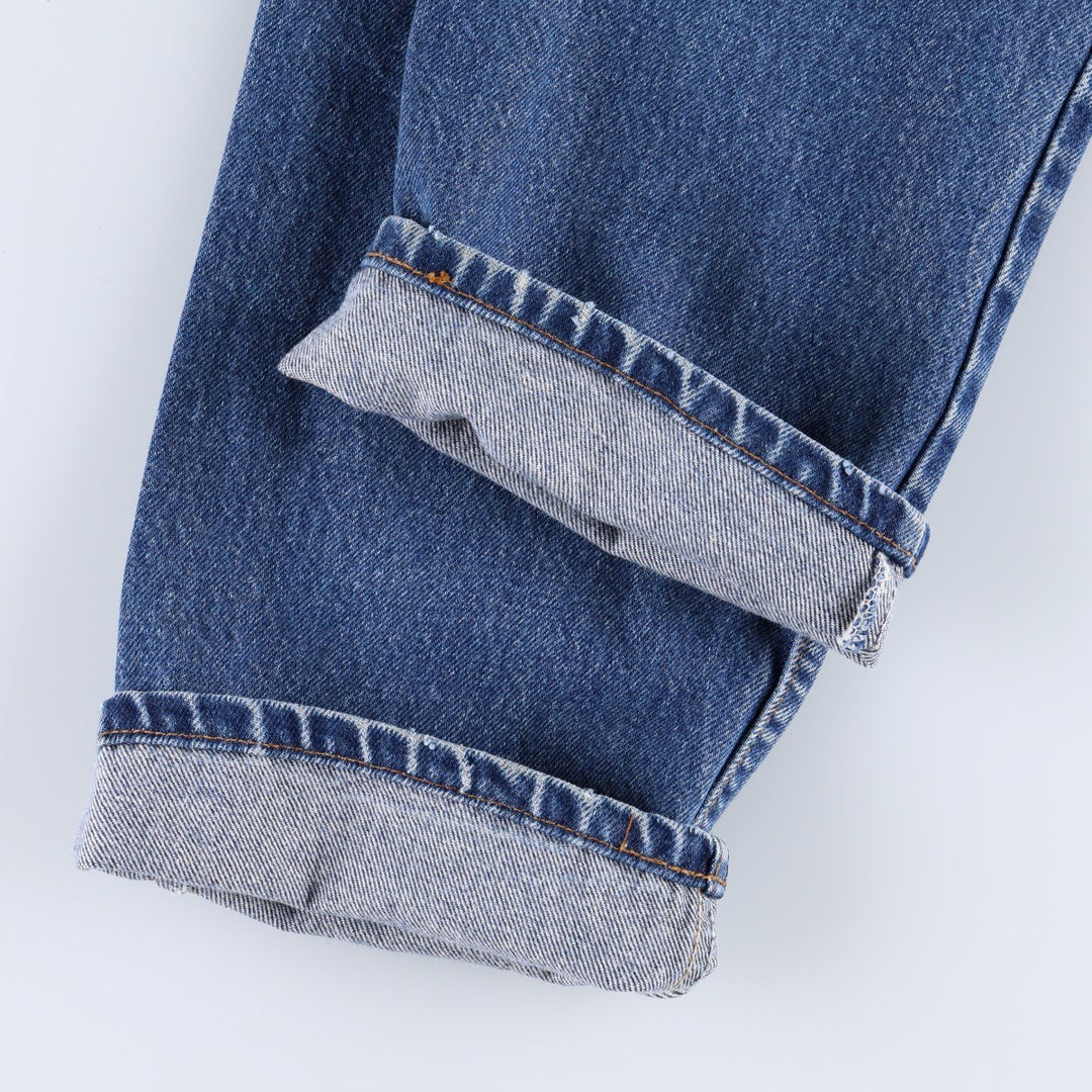 90'S Levi's 505 Orange Tab Tapered Denim Pants Made in USA Men's W33 Vintage cotton blue type Vintage Second Hand