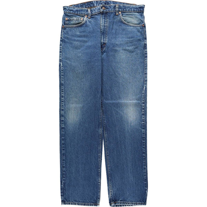 90'S Levi's 505-0216 Tapered Denim Pants, Made in USA, Men's Size 36, Vintage cotton blue type Vintage Second Hand