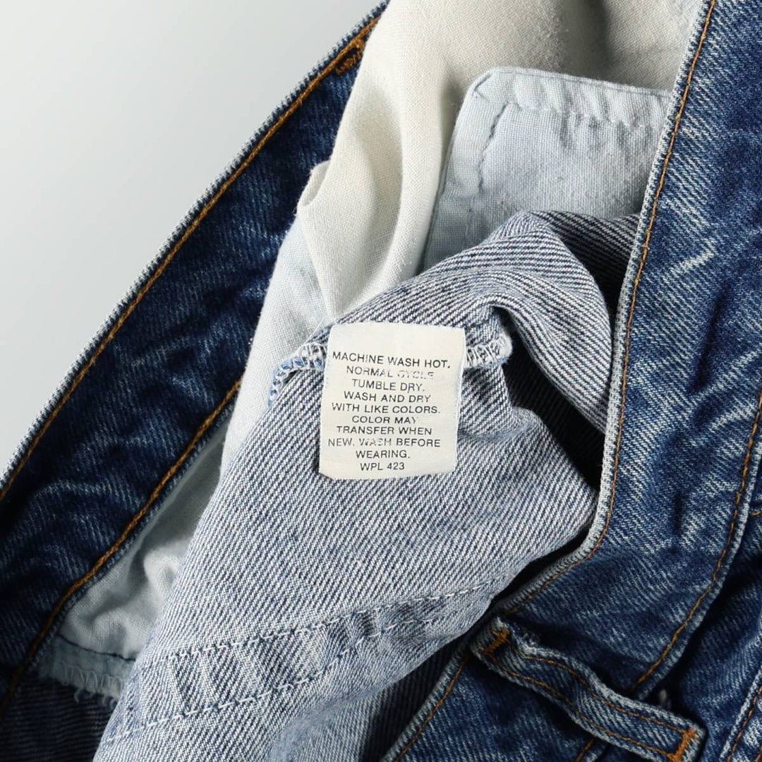 90'S Levi's 505-0216 Tapered Denim Pants, Made in USA, Men's Size 36, Vintage cotton blue type Vintage Second Hand