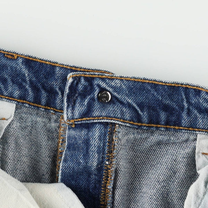 90'S Levi's 505-0216 Tapered Denim Pants, Made in USA, Men's Size 36, Vintage cotton blue type Vintage Second Hand