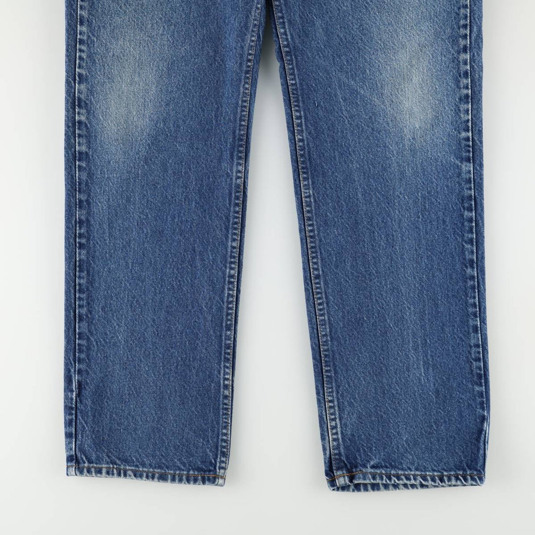 90'S Levi's 505-0216 Tapered Denim Pants, Made in USA, Men's Size 36, Vintage cotton blue type Vintage Second Hand