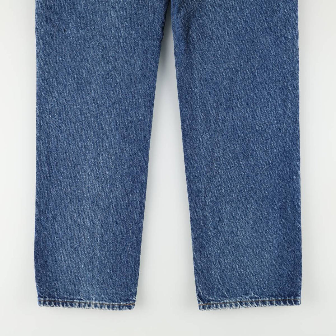 90'S Levi's 505-0216 Tapered Denim Pants, Made in USA, Men's Size 36, Vintage cotton blue type Vintage Second Hand