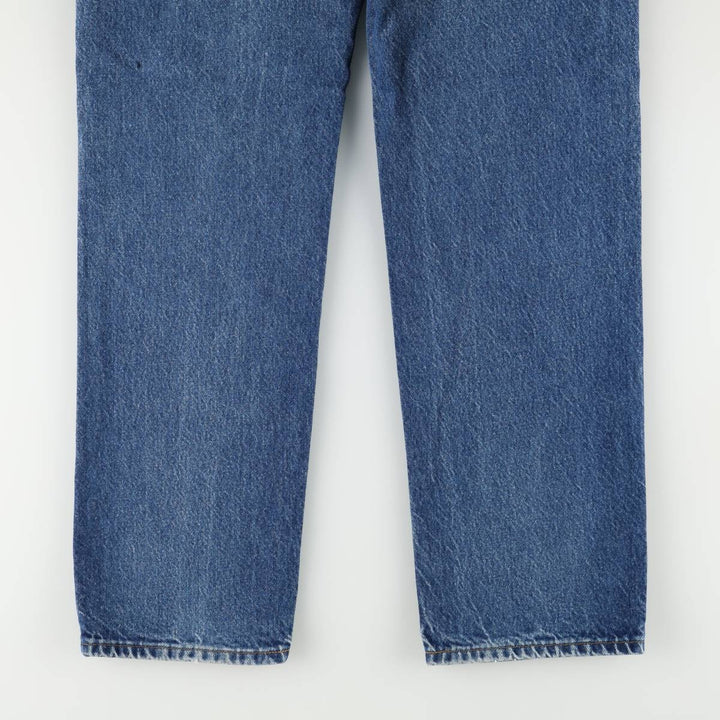 90'S Levi's 505-0216 Tapered Denim Pants, Made in USA, Men's Size 36, Vintage cotton blue type Vintage Second Hand