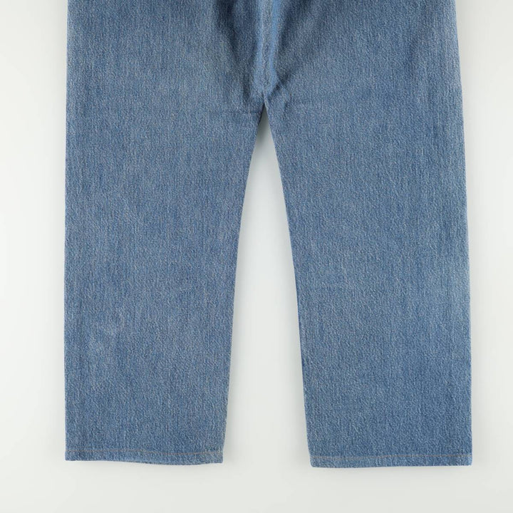 00'S Levi's 505 REGULAR FIT STRAIGHT LEG tapered denim pants made in USA, men's w35 equivalent cotton blue type Vintage Second Hand