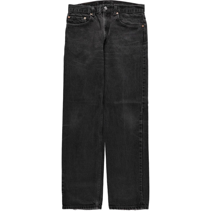 90s-00'S Levi's 505 Black Denim Tapered Jeans, Men's W32 (approx.) unclear black type Vintage Second Hand