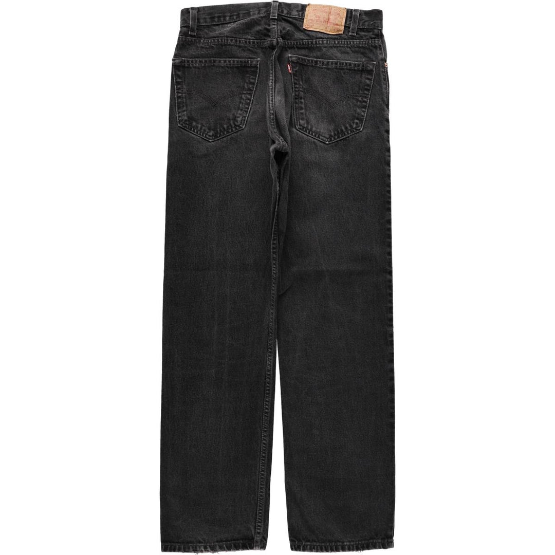 90s-00'S Levi's 505 Black Denim Tapered Jeans, Men's W32 (approx.) unclear black type Vintage Second Hand