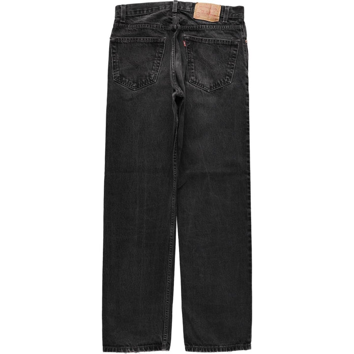 90s-00'S Levi's 505 Black Denim Tapered Jeans, Men's W32 (approx.) unclear black type Vintage Second Hand