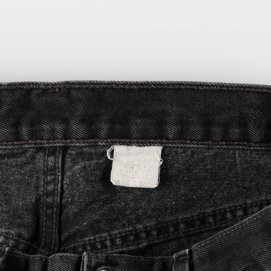 90s-00'S Levi's 505 Black Denim Tapered Jeans, Men's W32 (approx.) unclear black type Vintage Second Hand