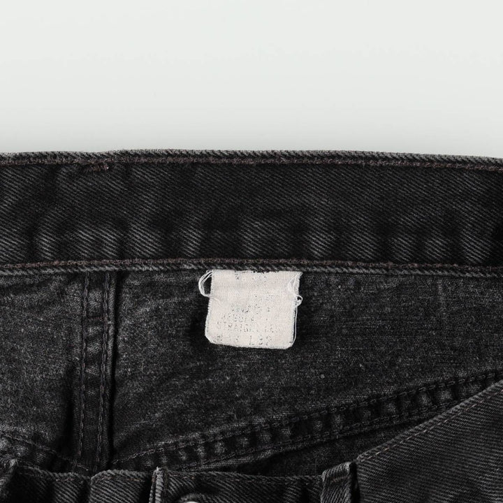 90s-00'S Levi's 505 Black Denim Tapered Jeans, Men's W32 (approx.) unclear black type Vintage Second Hand