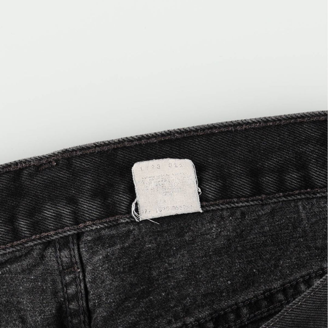 90s-00'S Levi's 505 Black Denim Tapered Jeans, Men's W32 (approx.) unclear black type Vintage Second Hand