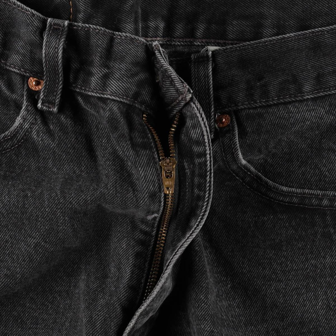 90s-00'S Levi's 505 Black Denim Tapered Jeans, Men's W32 (approx.) unclear black type Vintage Second Hand