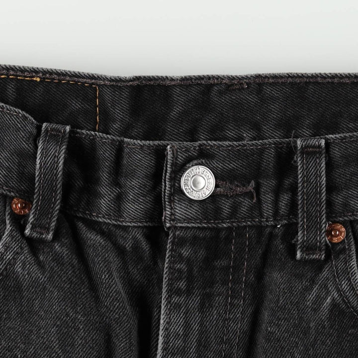 90s-00'S Levi's 505 Black Denim Tapered Jeans, Men's W32 (approx.) unclear black type Vintage Second Hand