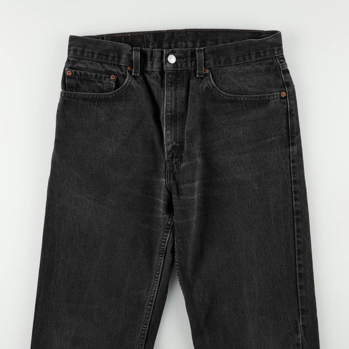 90s-00'S Levi's 505 Black Denim Tapered Jeans, Men's W32 (approx.) unclear black type Vintage Second Hand