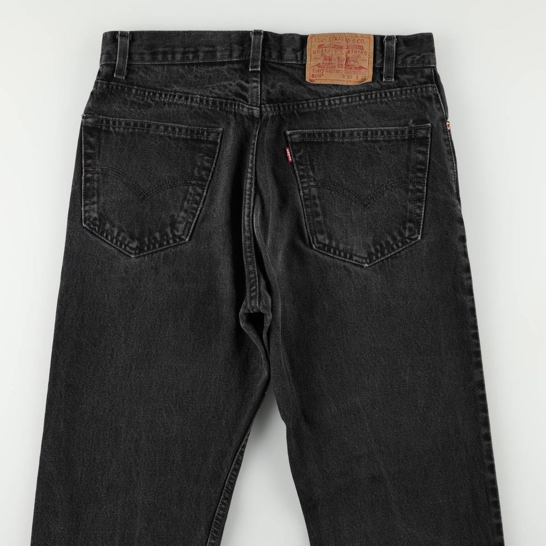 90s-00'S Levi's 505 Black Denim Tapered Jeans, Men's W32 (approx.) unclear black type Vintage Second Hand