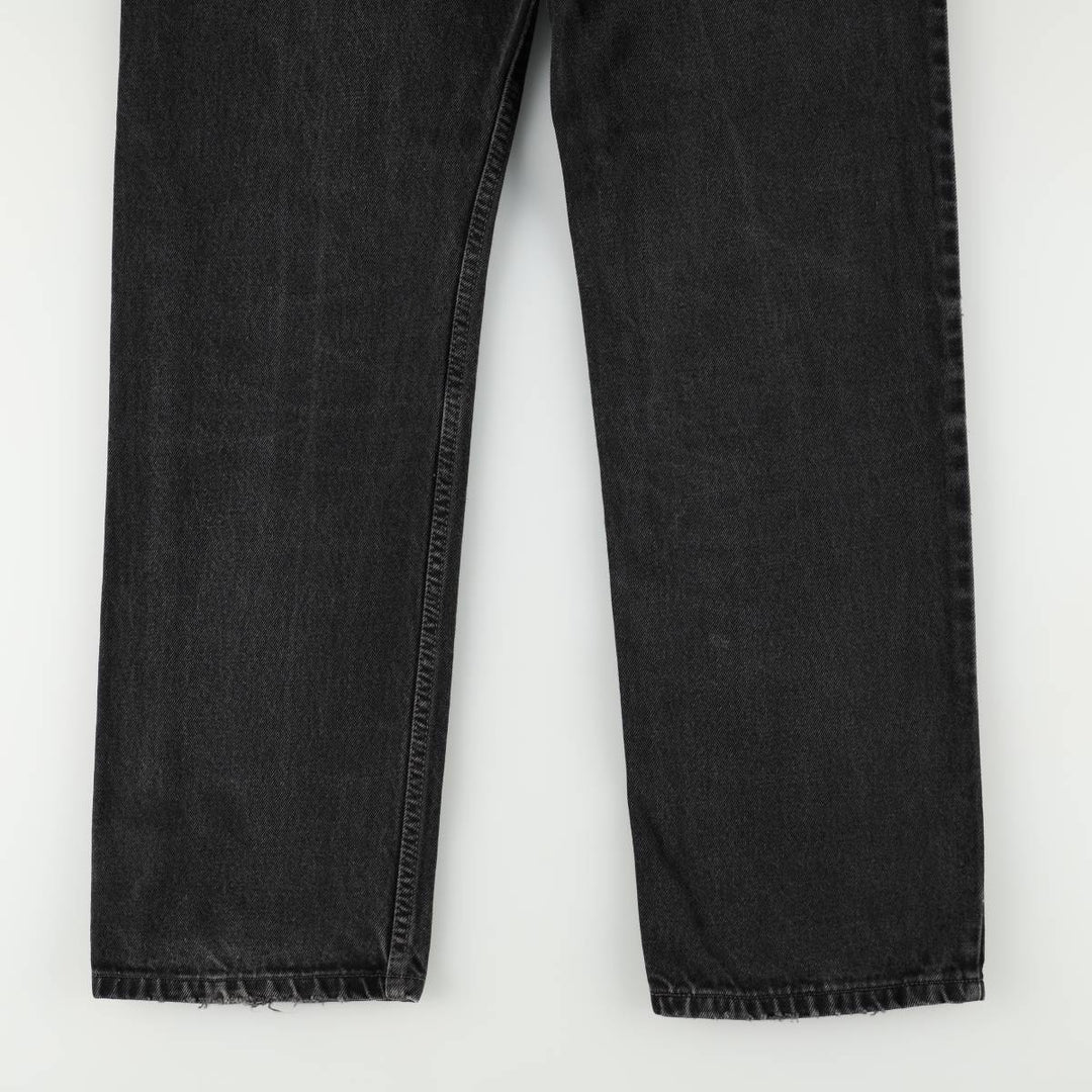 90s-00'S Levi's 505 Black Denim Tapered Jeans, Men's W32 (approx.) unclear black type Vintage Second Hand