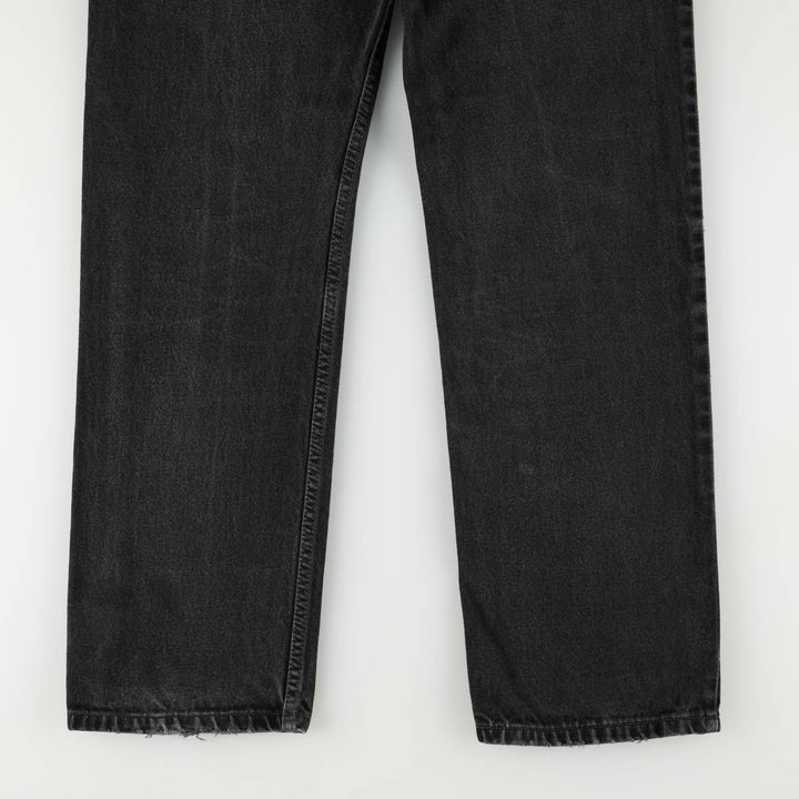 90s-00'S Levi's 505 Black Denim Tapered Jeans, Men's W32 (approx.) unclear black type Vintage Second Hand