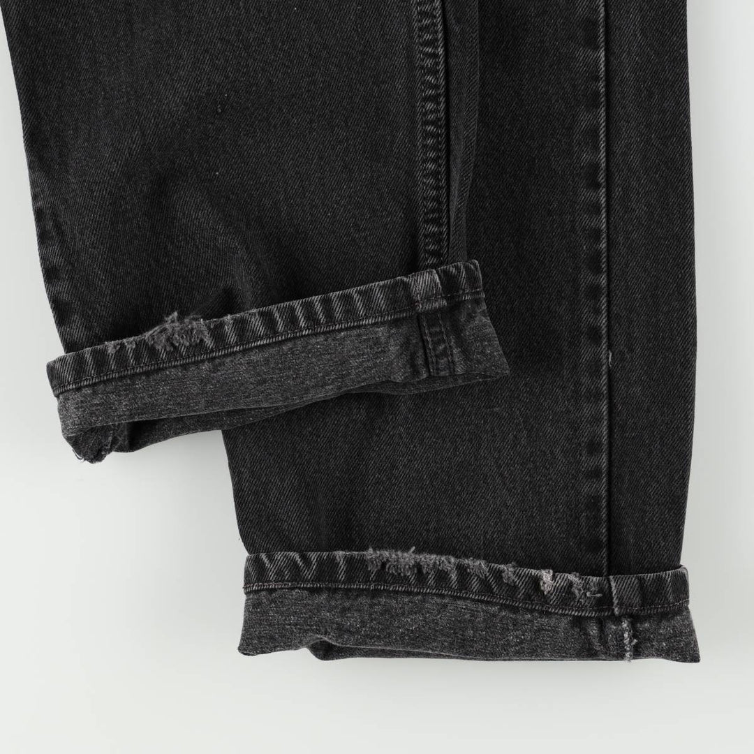 90s-00'S Levi's 505 Black Denim Tapered Jeans, Men's W32 (approx.) unclear black type Vintage Second Hand