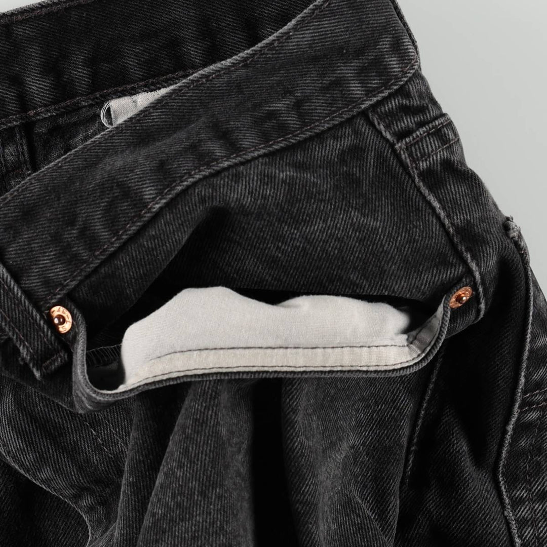 90s-00'S Levi's 505 Black Denim Tapered Jeans, Men's W32 (approx.) unclear black type Vintage Second Hand