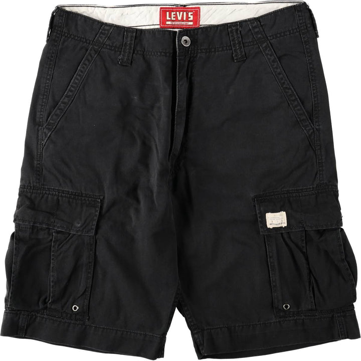 Levi's CARGO Cargo Shorts, Men's Size W37 (approx.) cotton black type Vintage Second Hand