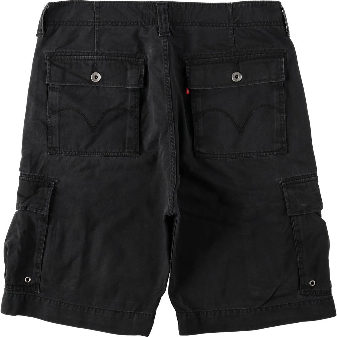 Levi's CARGO Cargo Shorts, Men's Size W37 (approx.) cotton black type Vintage Second Hand