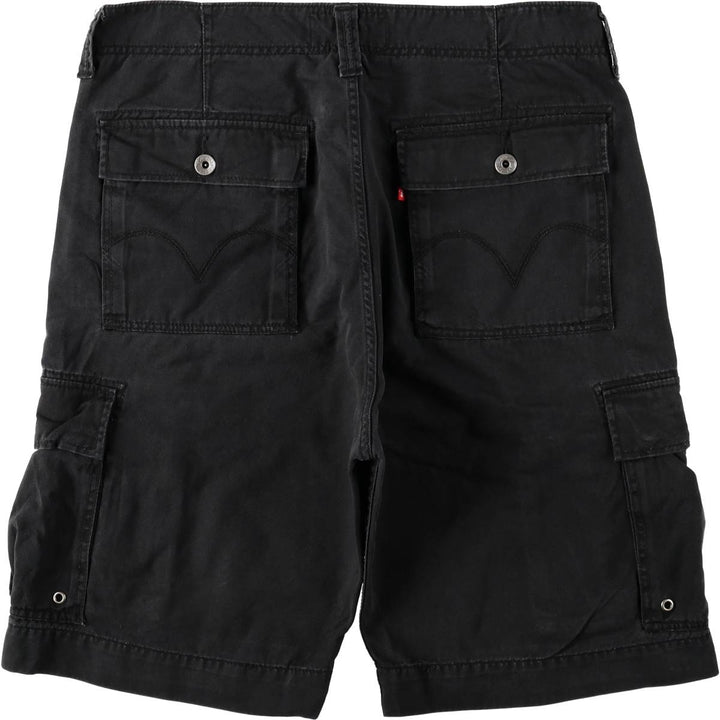 Levi's CARGO Cargo Shorts, Men's Size W37 (approx.) cotton black type Vintage Second Hand