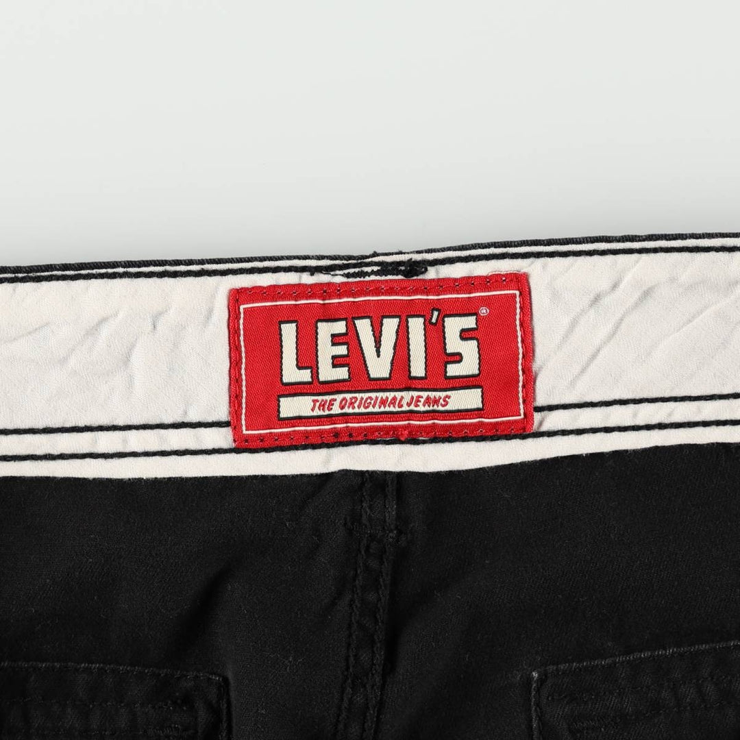 Levi's CARGO Cargo Shorts, Men's Size W37 (approx.) cotton black type Vintage Second Hand