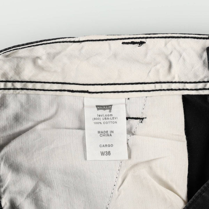 Levi's CARGO Cargo Shorts, Men's Size W37 (approx.) cotton black type Vintage Second Hand