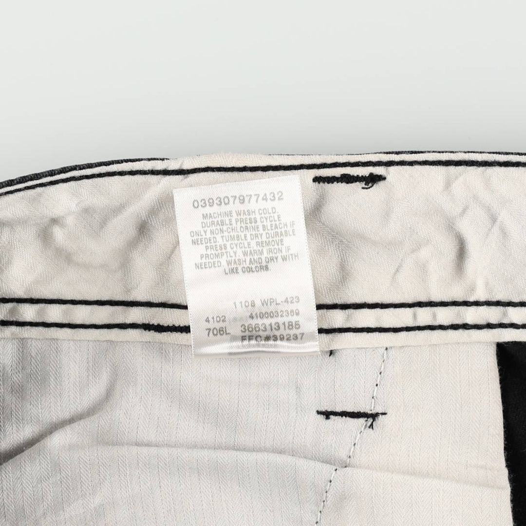 Levi's CARGO Cargo Shorts, Men's Size W37 (approx.) cotton black type Vintage Second Hand