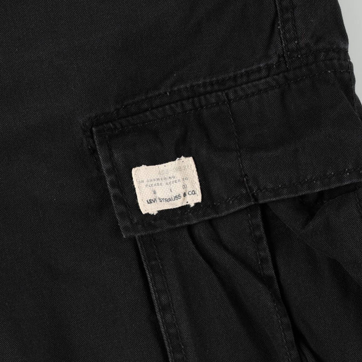Levi's CARGO Cargo Shorts, Men's Size W37 (approx.) cotton black type Vintage Second Hand