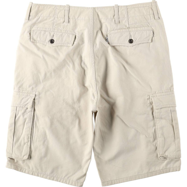 Levi's cargo shorts, men's size W35 (approx.) cotton Beige type Vintage Second Hand