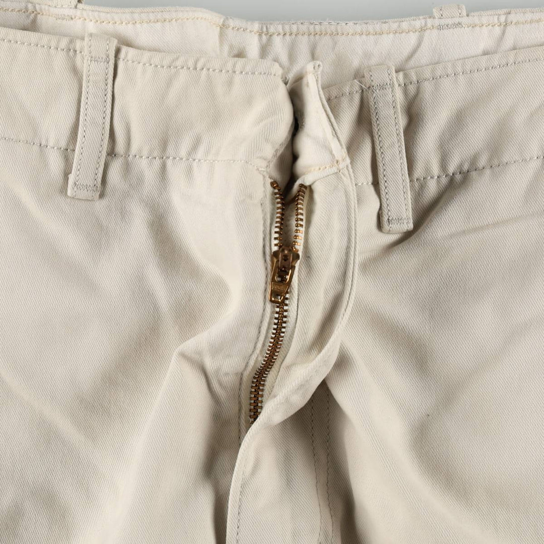 Levi's cargo shorts, men's size W35 (approx.) cotton Beige type Vintage Second Hand