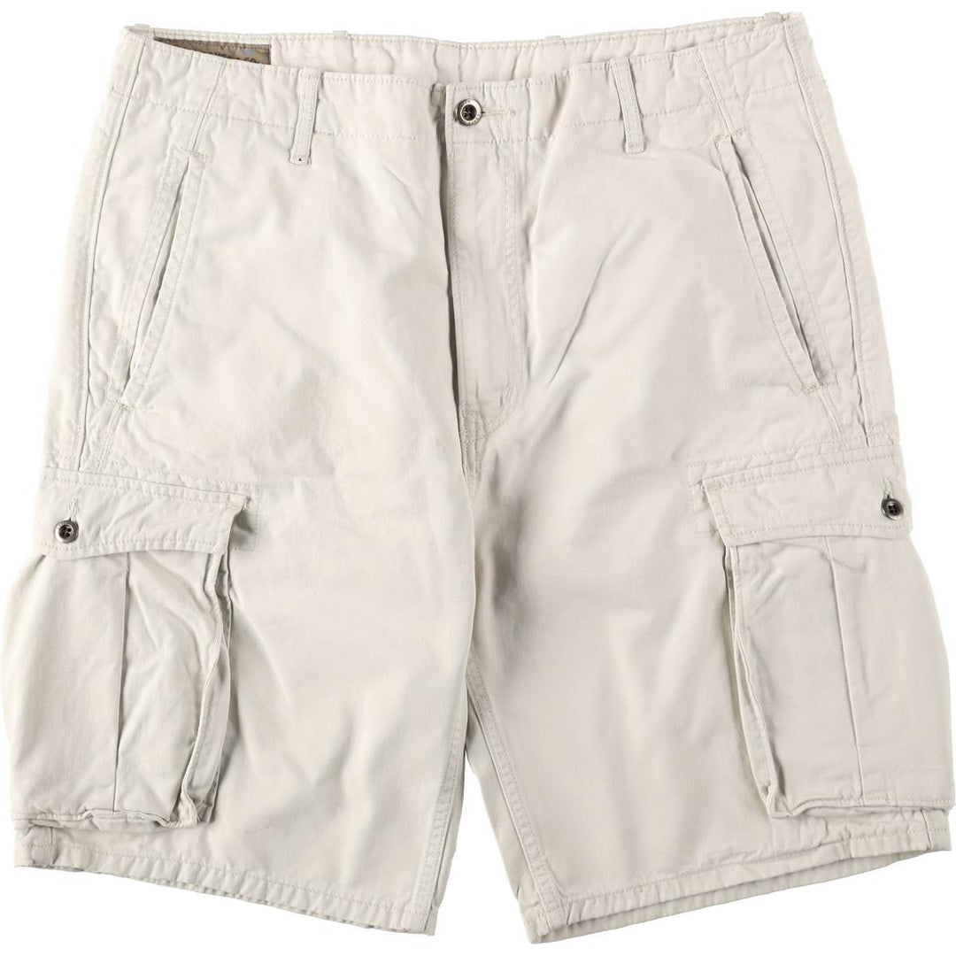 Levi's cargo shorts, men's size W37 (approx.) cotton Beige type Vintage Second Hand