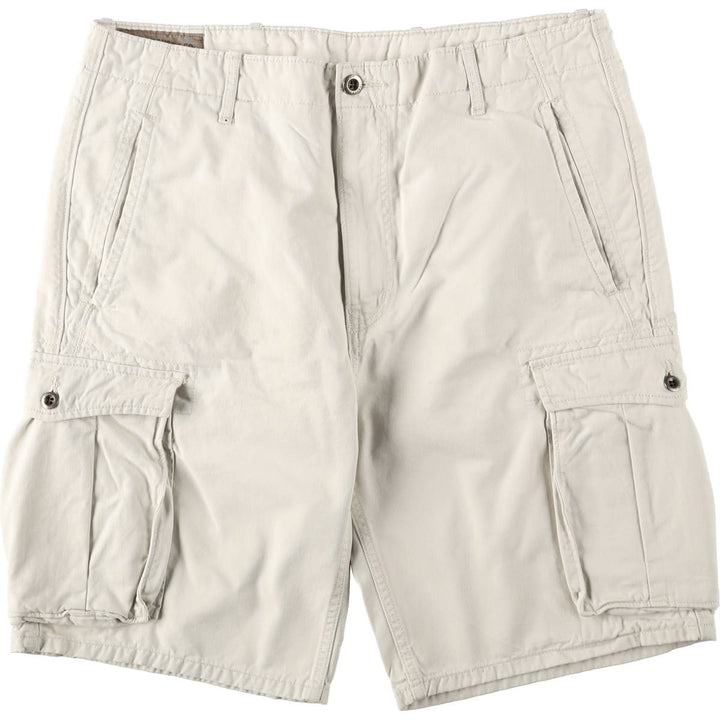 Levi's cargo shorts, men's size W37 (approx.) cotton Beige type Vintage Second Hand