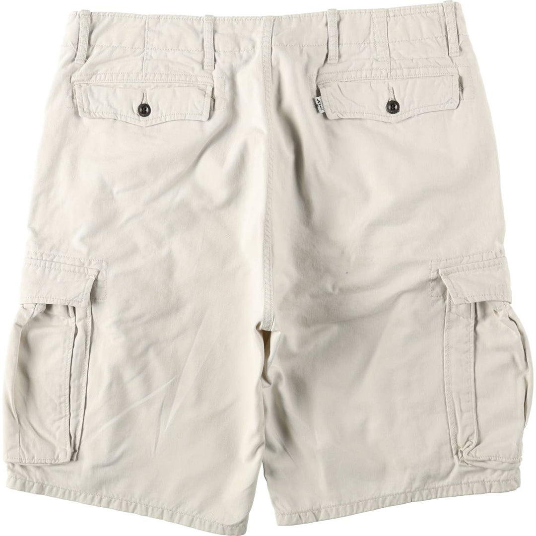 Levi's cargo shorts, men's size W37 (approx.) cotton Beige type Vintage Second Hand