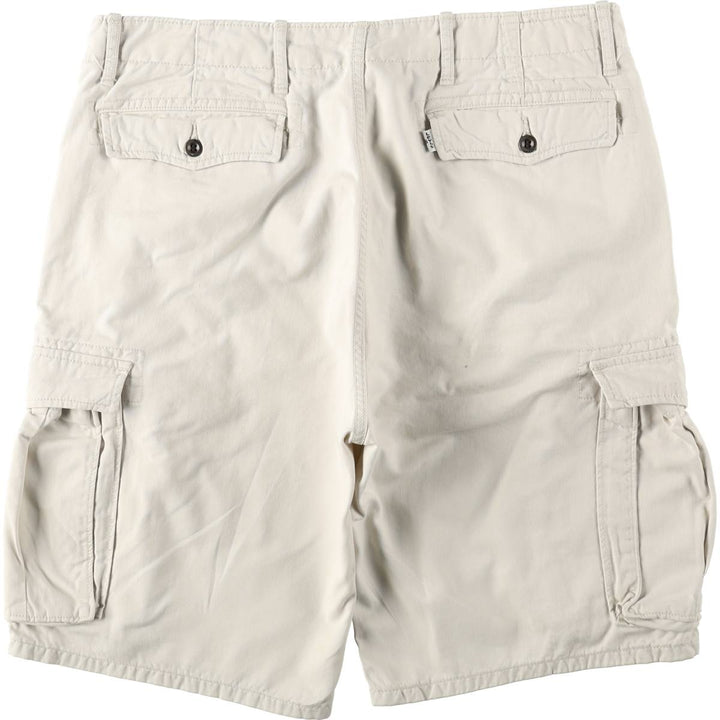 Levi's cargo shorts, men's size W37 (approx.) cotton Beige type Vintage Second Hand
