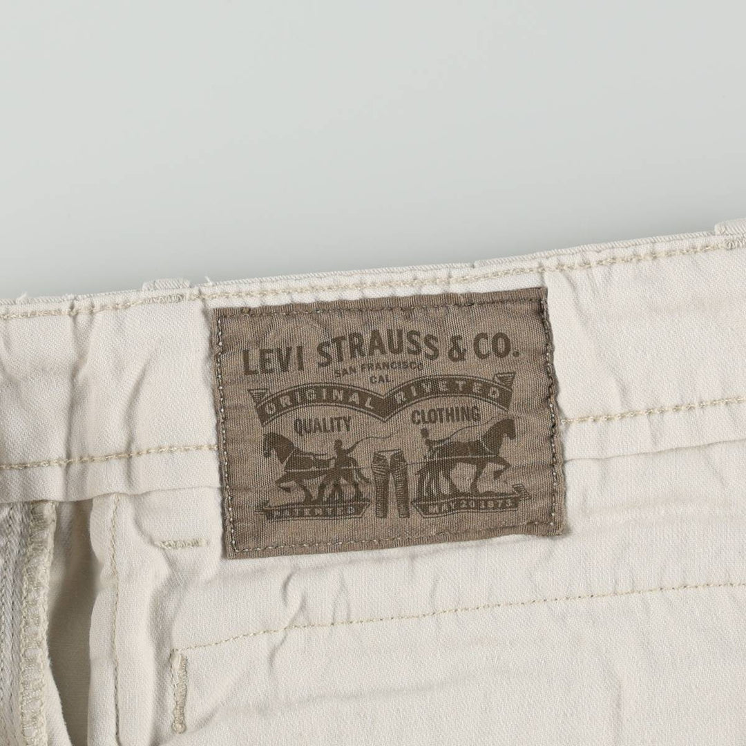 Levi's cargo shorts, men's size W37 (approx.) cotton Beige type Vintage Second Hand