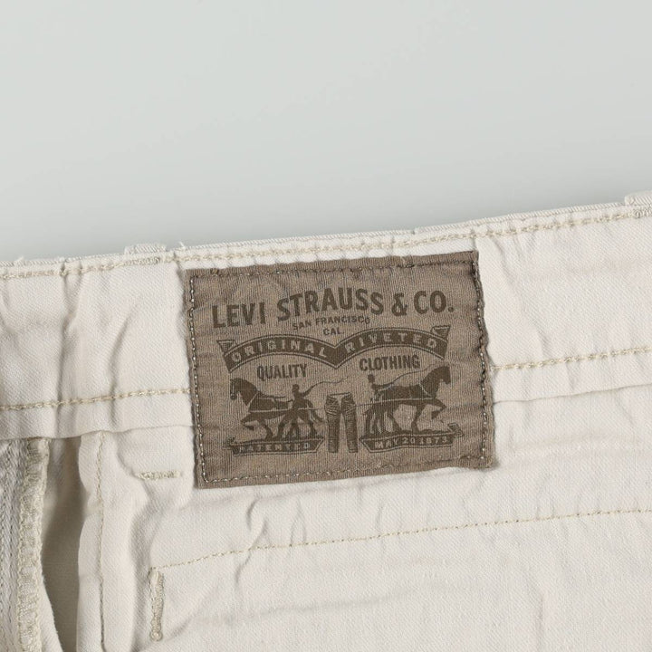 Levi's cargo shorts, men's size W37 (approx.) cotton Beige type Vintage Second Hand